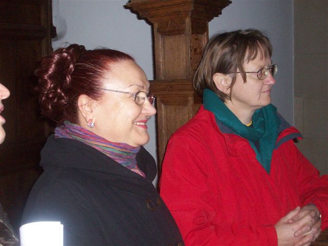 Nina und Ingrid im Rathaus